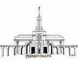 Temple Timpanogos Lds Coloring Pages Drawing Printable Mount Bountiful sketch template