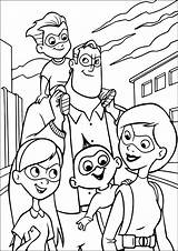 Coloring Pages Family Incredibles Disney Colouring Colorare Da Choose Board Disegni Printable Kids Mcoloring sketch template