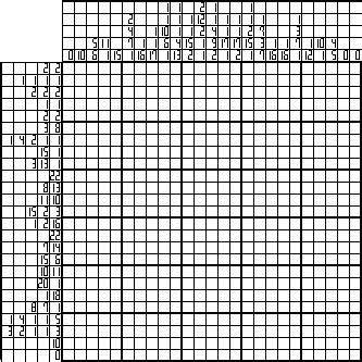 printable picture nonograms coloring pages