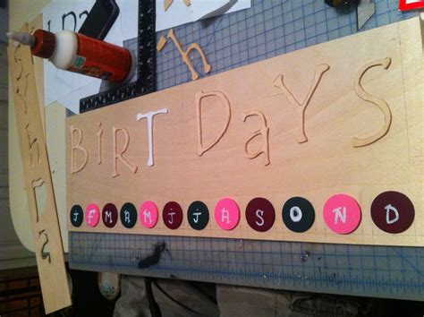 messy happiness birthday board