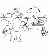 Teletubbies Coloring Pages Dipsy Getcolorings Getdrawings sketch template