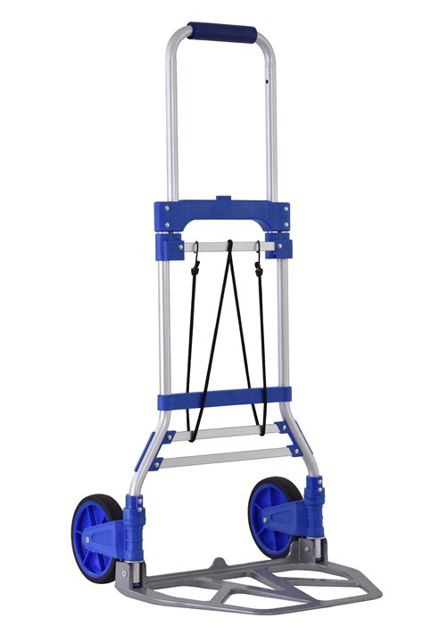 New Compact Hand Truck Dolly 200 Lbs Large Folding Wheels Portable Gear