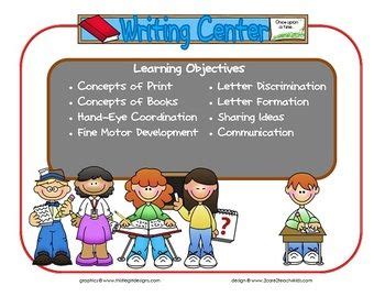 writing learning center sign  objectives writing center