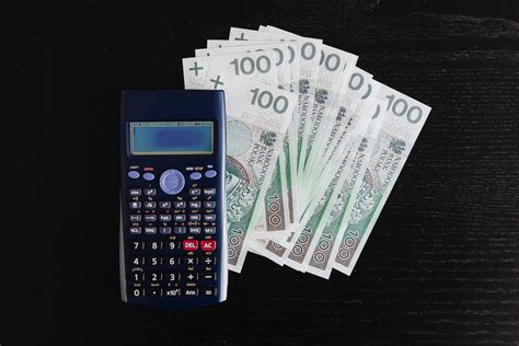 calculator  polish zloty currency  photo rawpixel