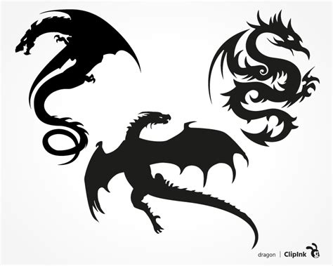 dragon svg tatoo svg svg png eps dxf  clipink