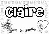 Claire Names Hellokids sketch template