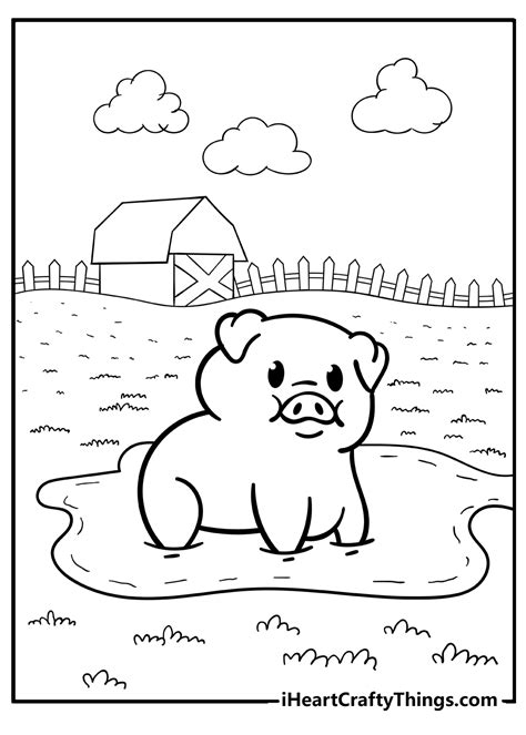 farm animals coloring pages  print