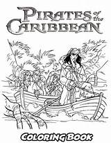 Pirates Coloring Caribbean Book Pages Wishlist Add sketch template