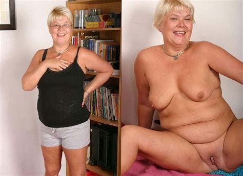 grandma nude before and after