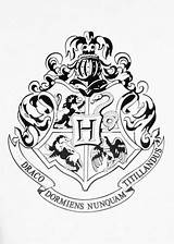 Hogwarts Potter Harry Crest Coloring Logo Pages Gryffindor House Clip Official Drawing Nicepng Printable Transparent Kit Stickers School Fandom Color sketch template