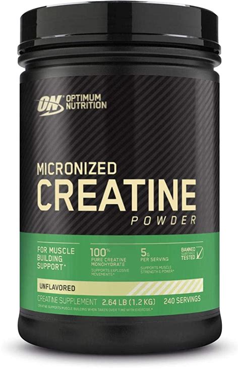 optimum nutrition micronized creatine powder keto