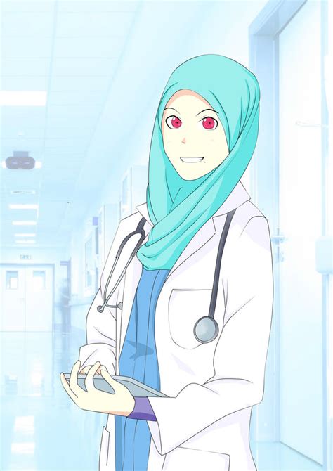 muslimah doctor colored  joehanif  deviantart