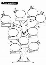 Tree Family Kids Coloring Printable sketch template