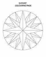 Compass Mariners Lessa Piecing Siegele Version sketch template