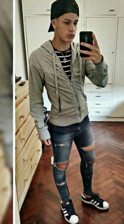Tight Jeans On Sexy Guys — Punkerskinhead Sexy Skinny Ripped Jeans