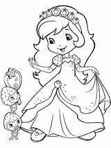 Coloring Pages Shortcake Strawberry Berrykins sketch template