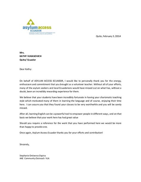 asylum access   letter