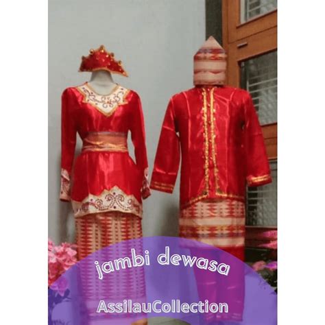 Jual Adat Jambi Baju Jambi Pakaian Adat Jambi Dewasa Shopee Indonesia