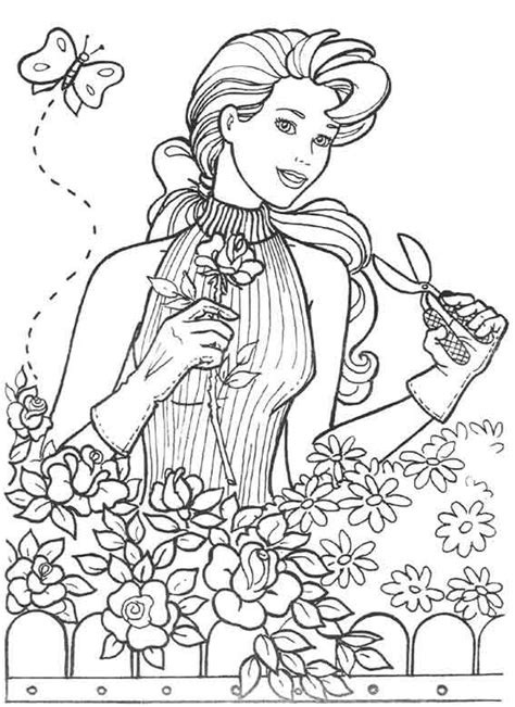barbie coloring pages cute coloring pages coloring pictures