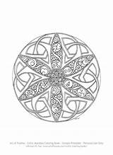 Coloring Celtic Mandala Adults Print Pages Printable Mandalas Book Books Fine Just Thank Color Fox Popular Ok Another Also Time sketch template