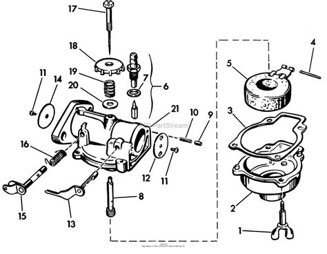 lawn boy  lawnmower  sn   parts diagram  carburetor