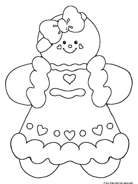 gingerbread man coloring pages  kids pictures  coloring