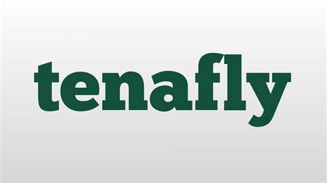 tenafly meaning  pronunciation youtube