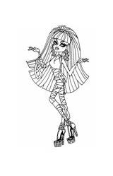 Cleo Coloring Nile Pages Maul Session Monster High sketch template