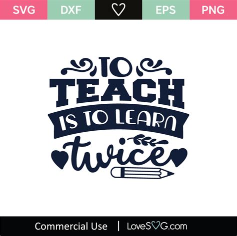 teach   learn  svg cut file lovesvgcom