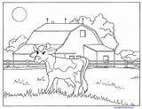 Coloring Farm Cow Pages Pdf Animals Barn Baby Print Kids Farming Cows Activities Size Horses Printables sketch template