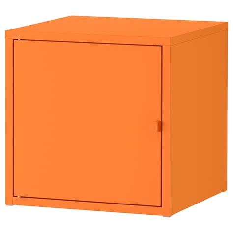 lixhult cabinet metal orange ikea