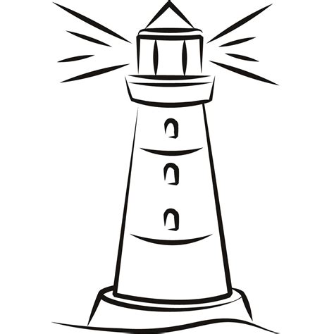 lighthouse  drawing    clipartmag