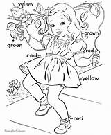 Coloring Raising Pages Kids Activity sketch template