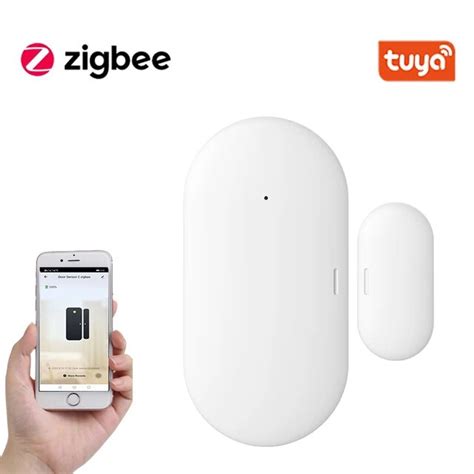 tuya smart zigbee door window contact sensor smart home wireless door