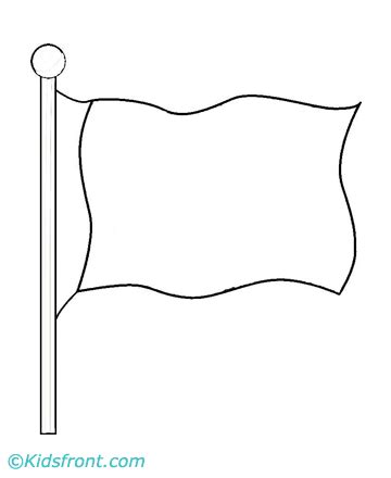 flag  jamaica colouring pages