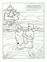 Coloring Pages Baptist John Related sketch template