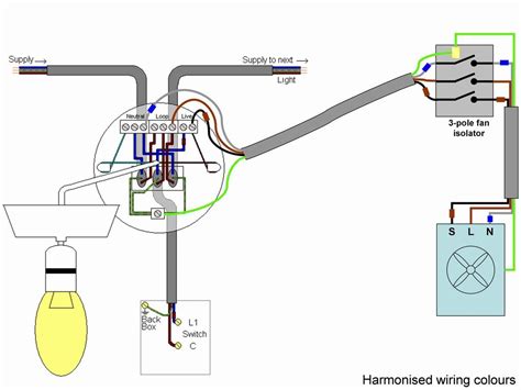 extractor fan wiring diagram uk wire