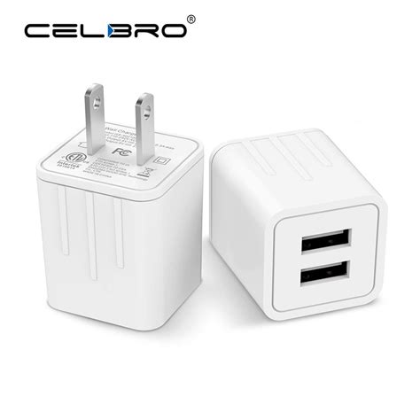 dual port usb charger plug  apple iphone ipad mini    air