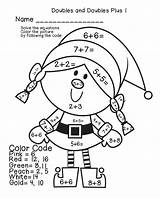 Math Christmas Coloring Pages Worksheets Sheets Maths Printable Color Getdrawings Getcolorings sketch template