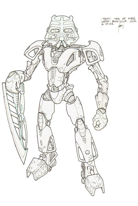 bionicle coloring pages    print