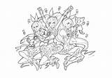 Doki Coloring Pages Precure Template sketch template
