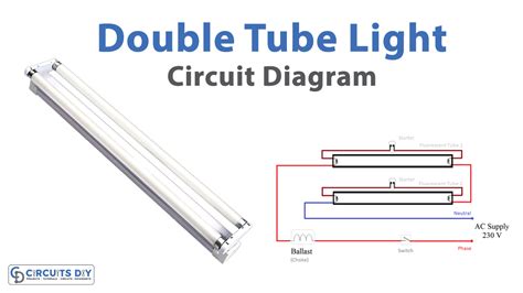 double tube light circuit diagram