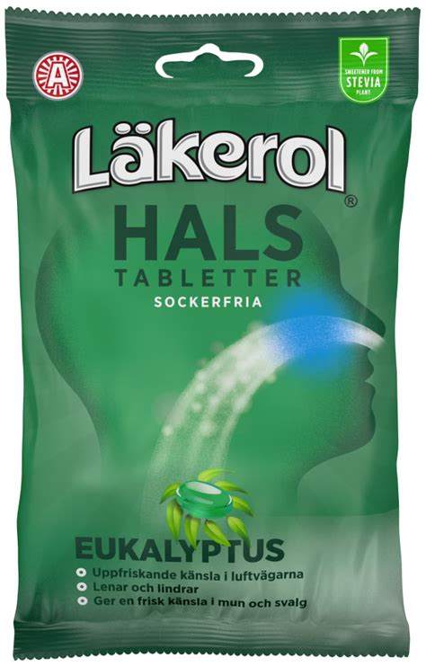 Buy Läkerol Hals Sugar Free Tablets Eucalyptus Sugar Free From Sweden