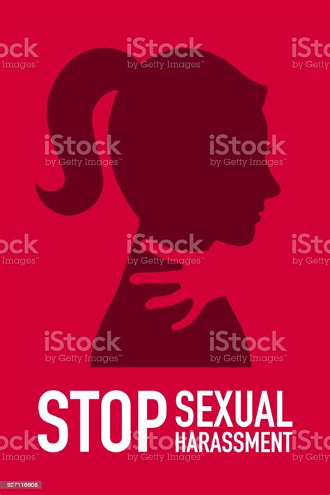 violence against women stop sexual harassment silhouette