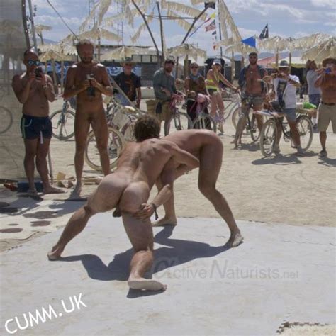 naked oil wrestling at burning man festival 💕brotherhood of pleasure💕