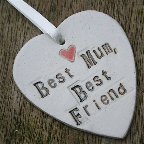 best mum best friend hanging heart t by juliet reeves designs