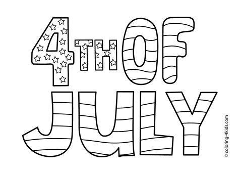 july coloring pages  printable ideas