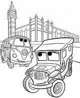 Coloring Cars Fillmore Sarge Pages Topcoloringpages Print sketch template