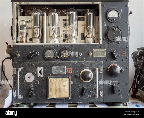 vintage radio transmitter unit  display   permanent exhibition