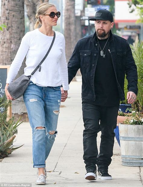 Cameron Diaz And Husband Benji Madden Hold Hands For A Juice Run In La
